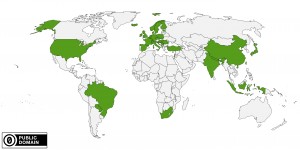 Map of Conference Attendees Countries