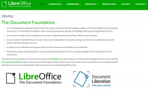 The House of LibreOffice and Document Liberation Project