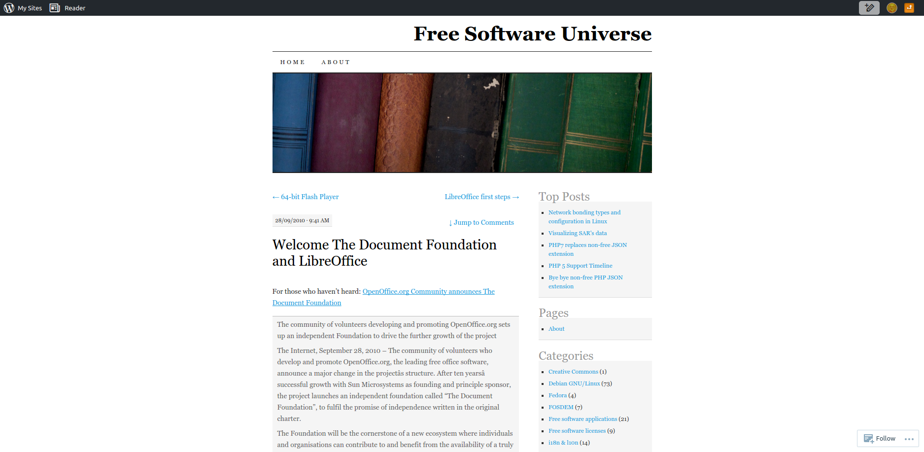 Free Software Universe