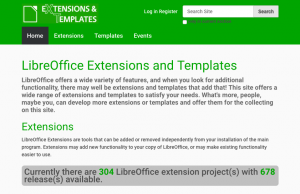 LibreOffice has a new Extensions & Templates website - The Document ...