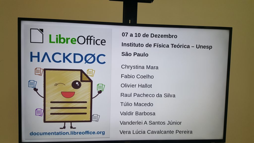 São Paulo LibreOffice Hack-Doc 2017 - TDF Community Blog