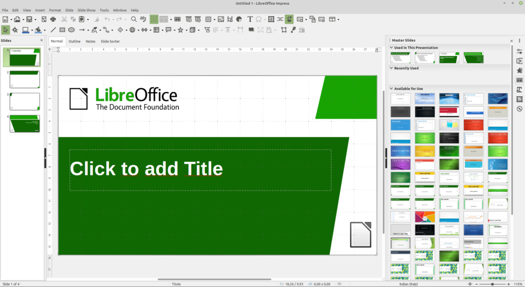 LibreOffice Tips & Tricks Converting 43 Slides into 169 Slides The