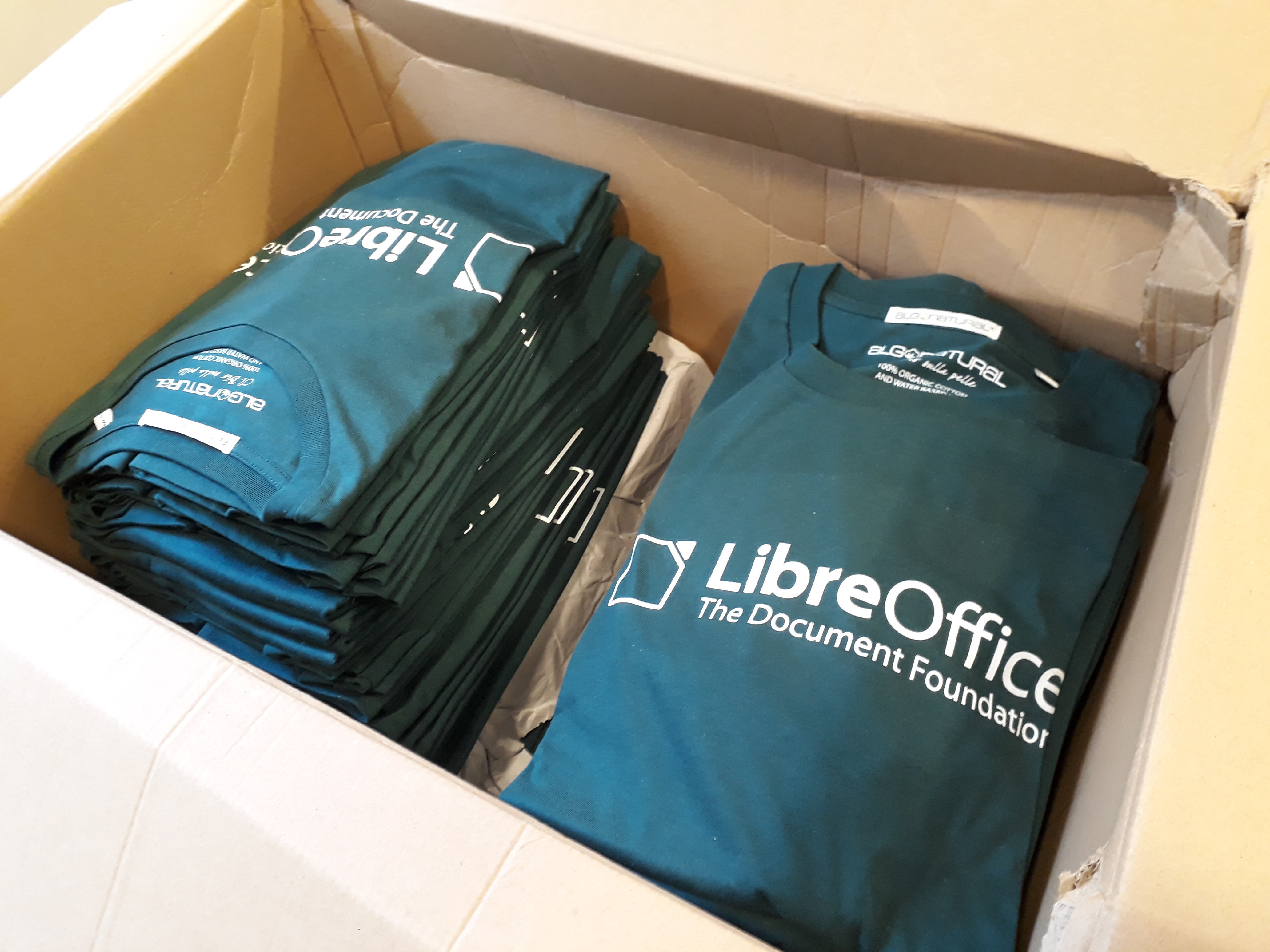 Merchandise at LibreOffice Conference 2022