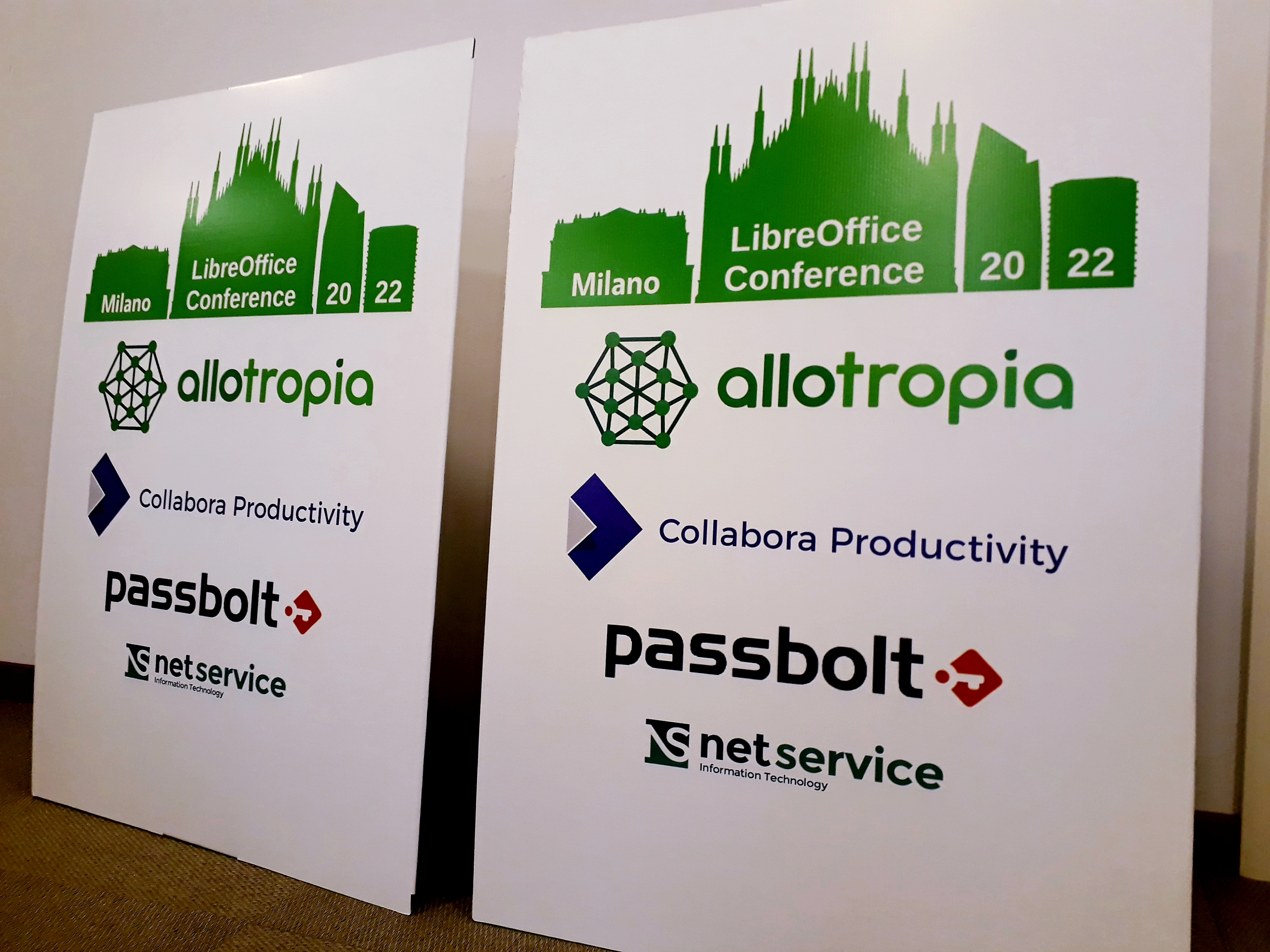 Banners at LibreOffice Conference 2022