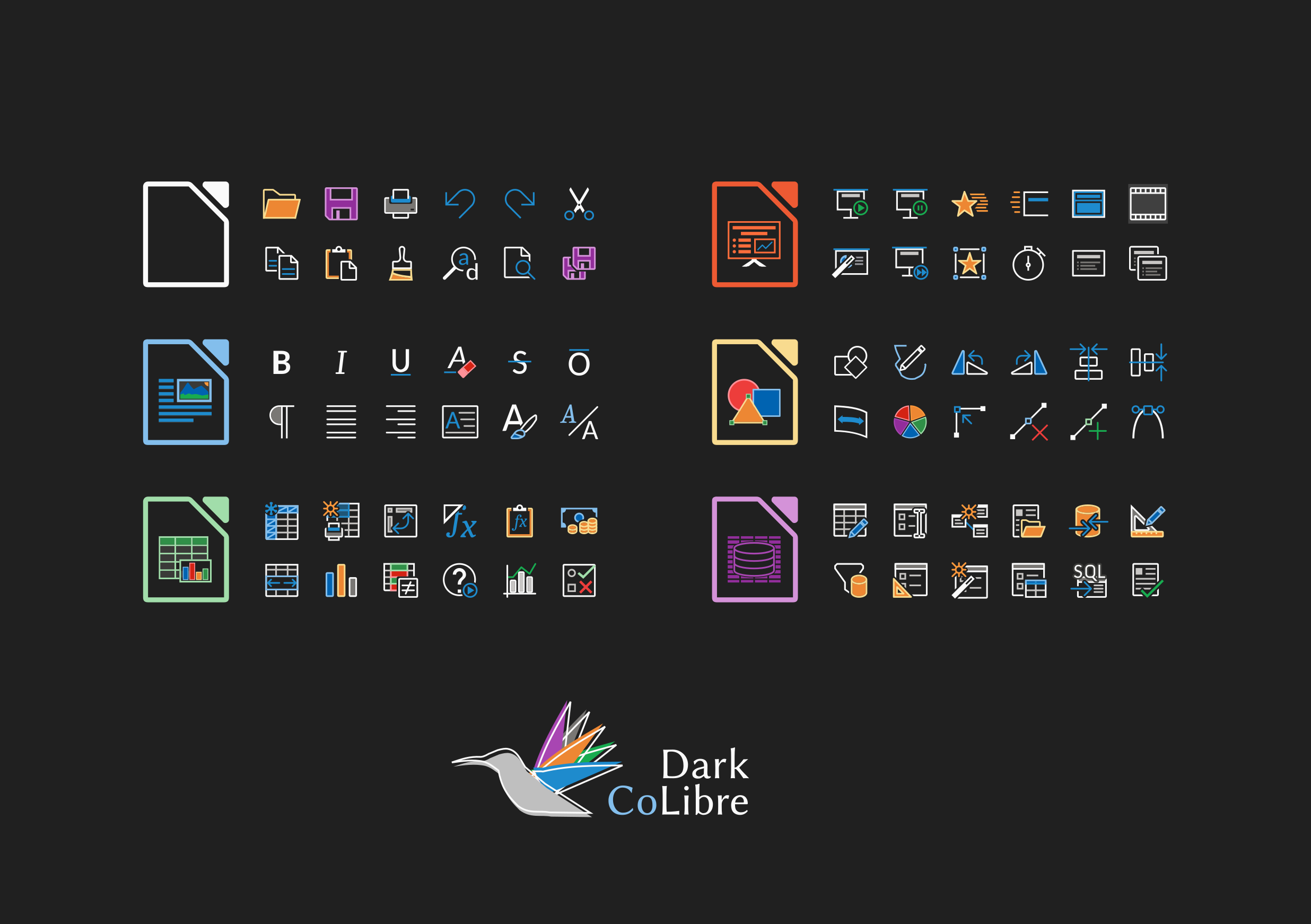 LibreOffice icons
