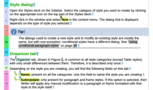 Screenshot of Style Highlighter in action, with coloured identifiers in the left margin