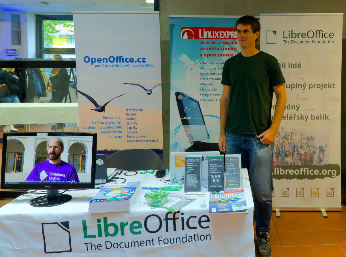 LibreOffice booth at LinuxDays 2024 in Prague