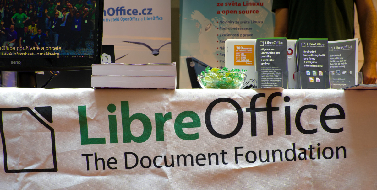 LibreOffice booth at LinuxDays 2024 in Prague