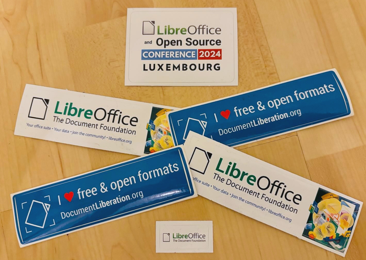 Month of LibreOffice stickers