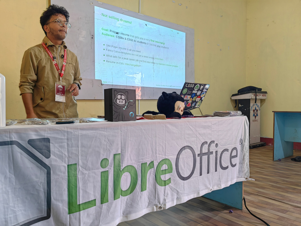 Creating Reusable CVs in LibreOffice Writer – A recent session in Nepal