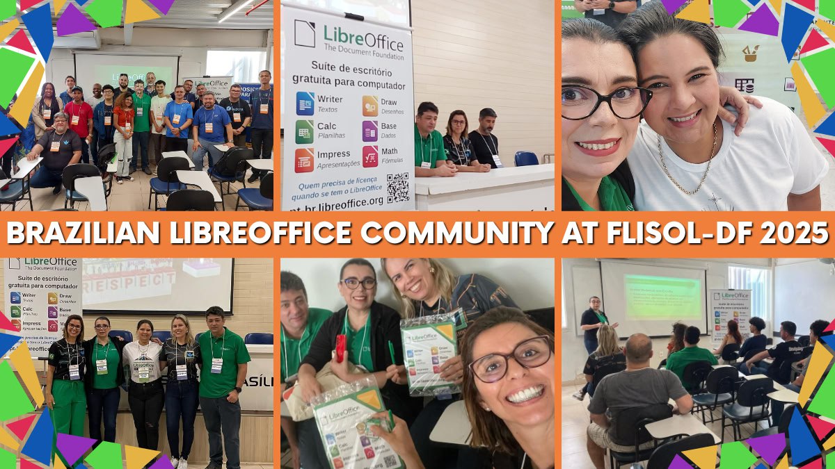 Brazilian LibreOffice Community at FLISOL Brasilia 2025