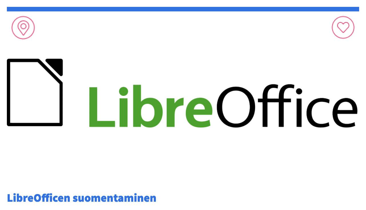 LibreOffice on vapaaehtoistyo