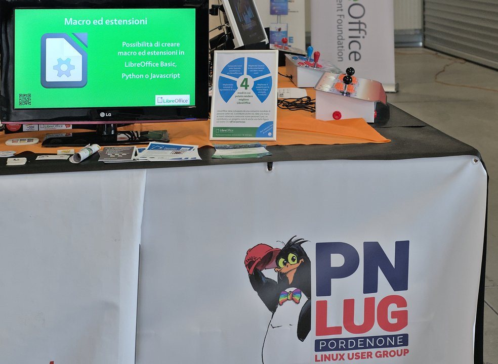 LibreOffice at the Linux Arena in Pordenone