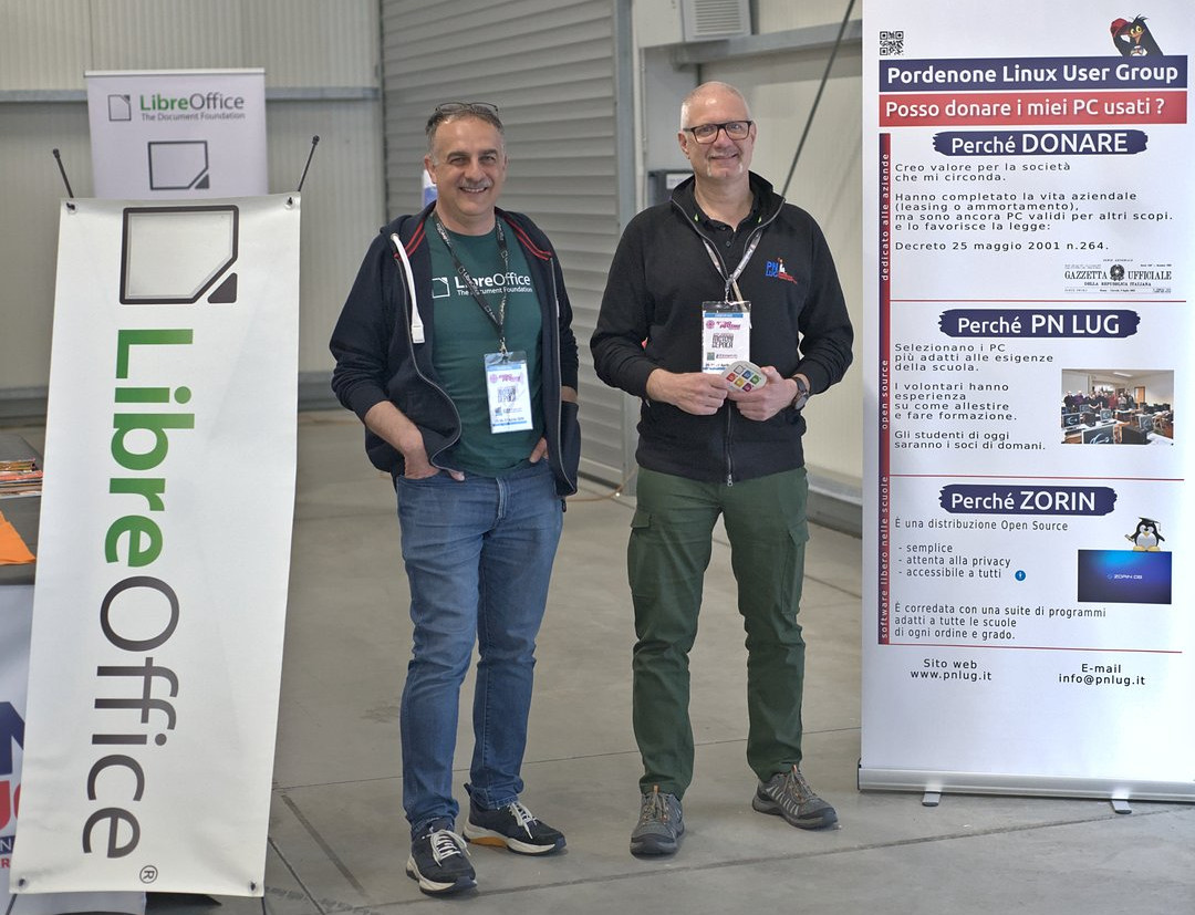 LibreOffice at the Linux Arena in Pordenone