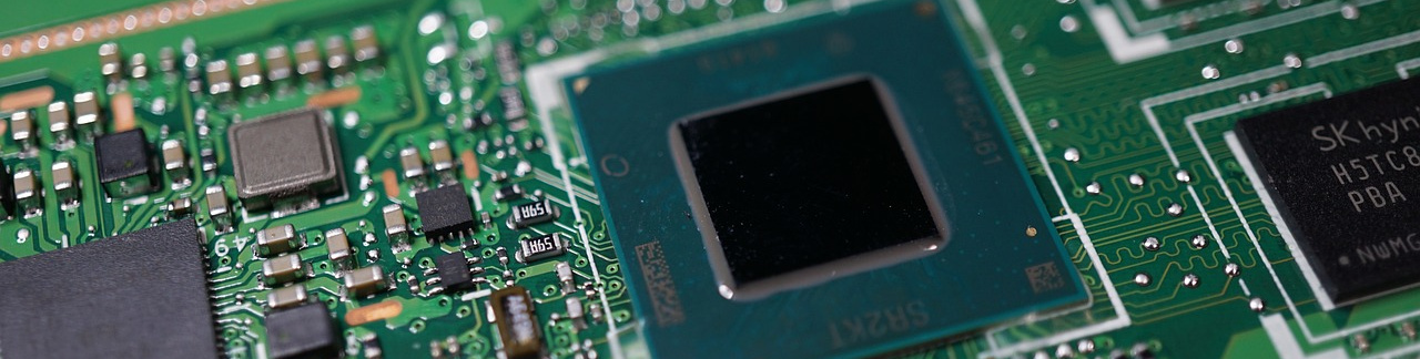 CPU on a motherboard