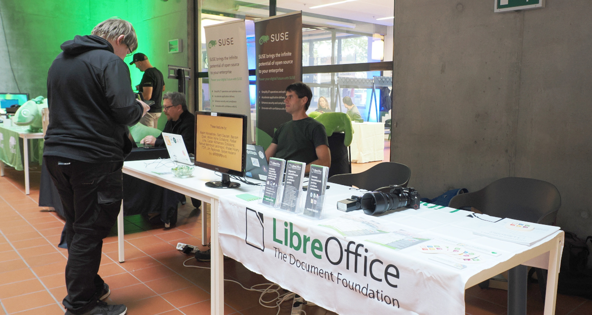 LibreOffice stand at LinuxDays 2025