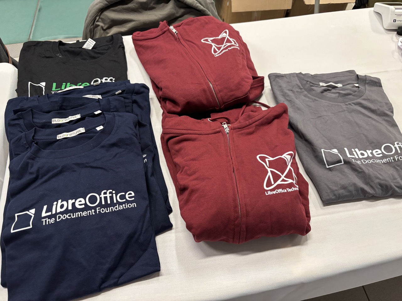 LibreOffice merchandise - stickers, flyers, clothing