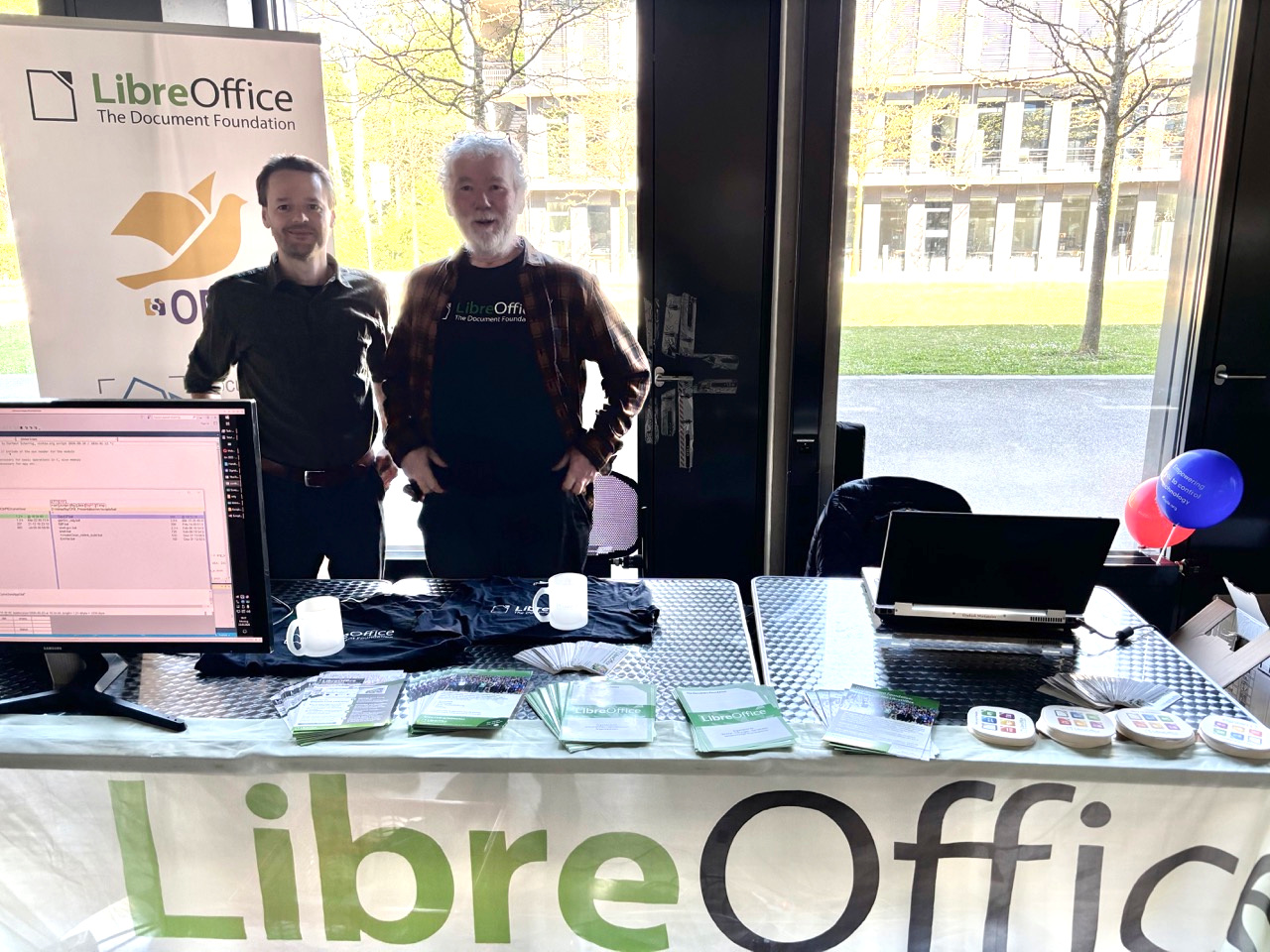 LibreOffice stand at the Augsburger Linux-Infotag 2026