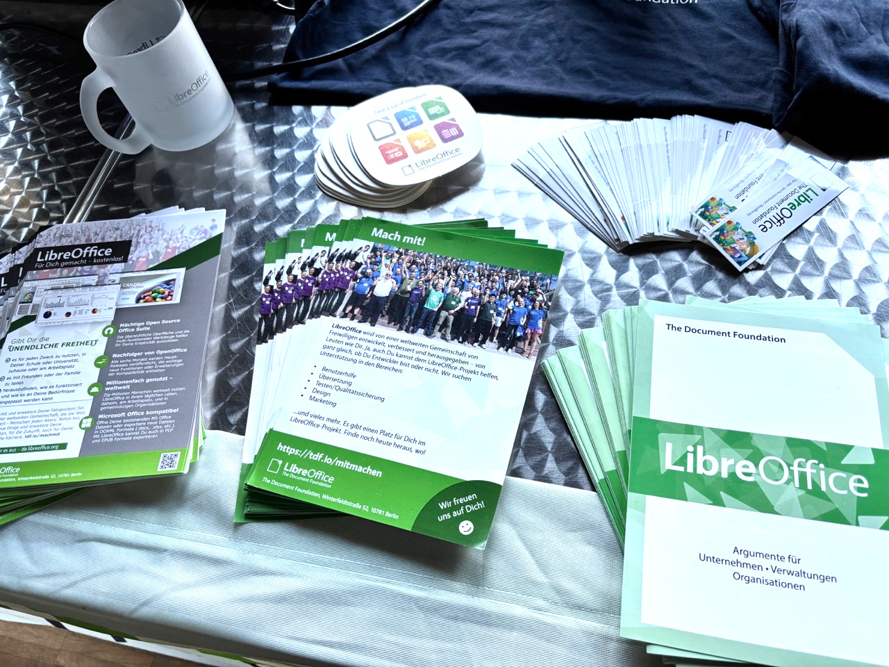 LibreOffice stand at the Augsburger Linux-Infotag 2026