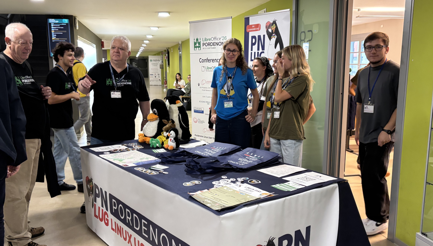 Registration booth