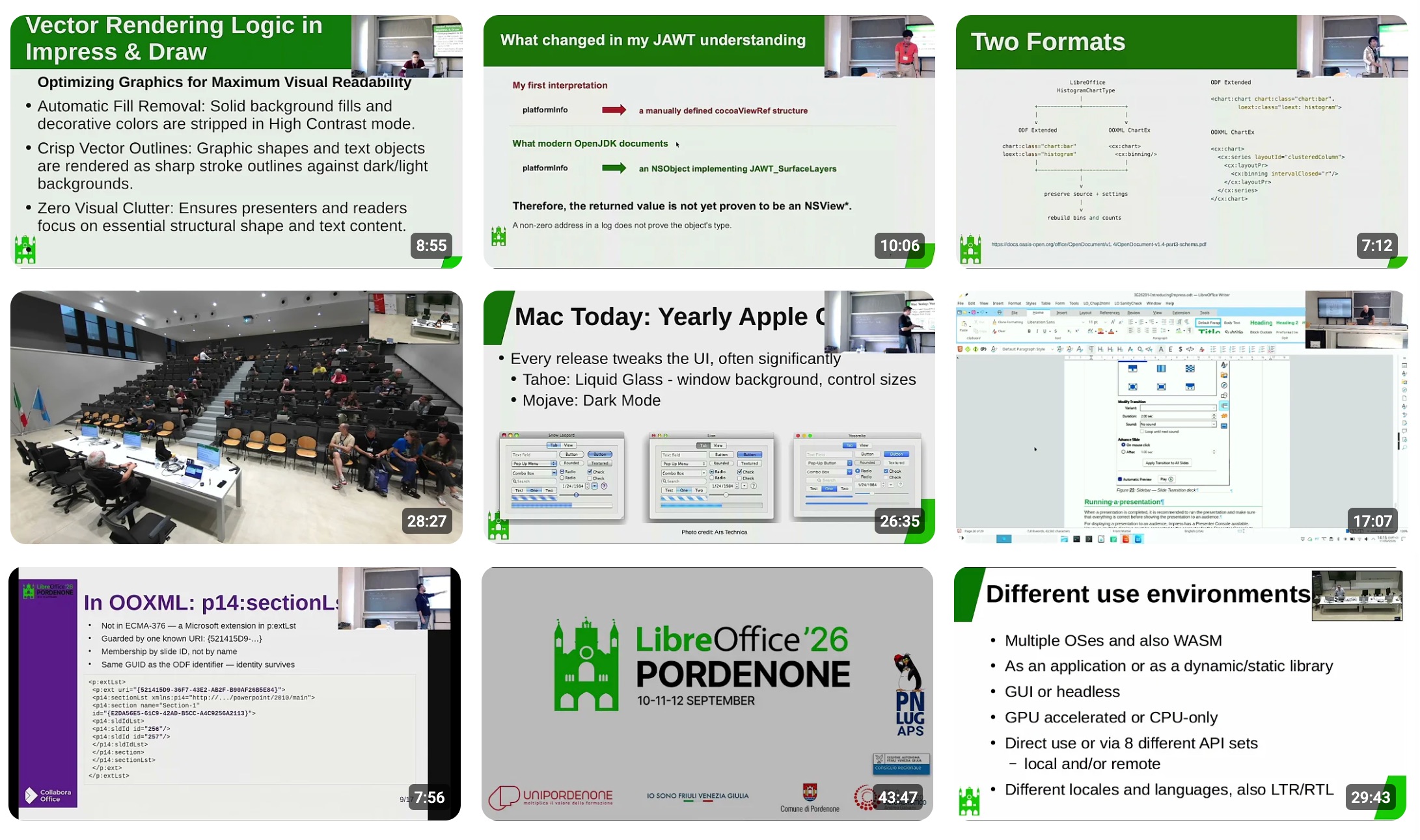 Video thumbnails